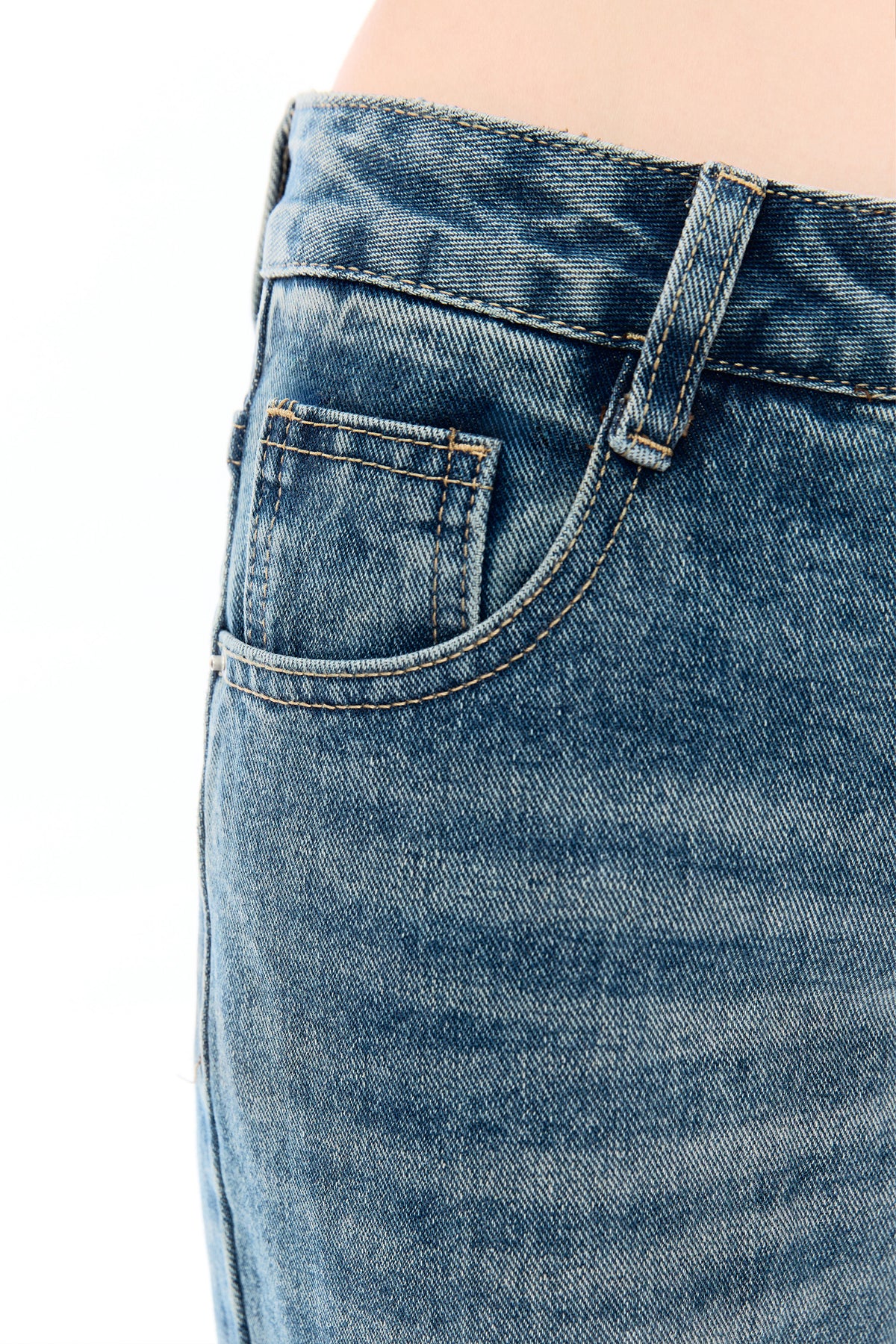 Olivia low waist - dark wash