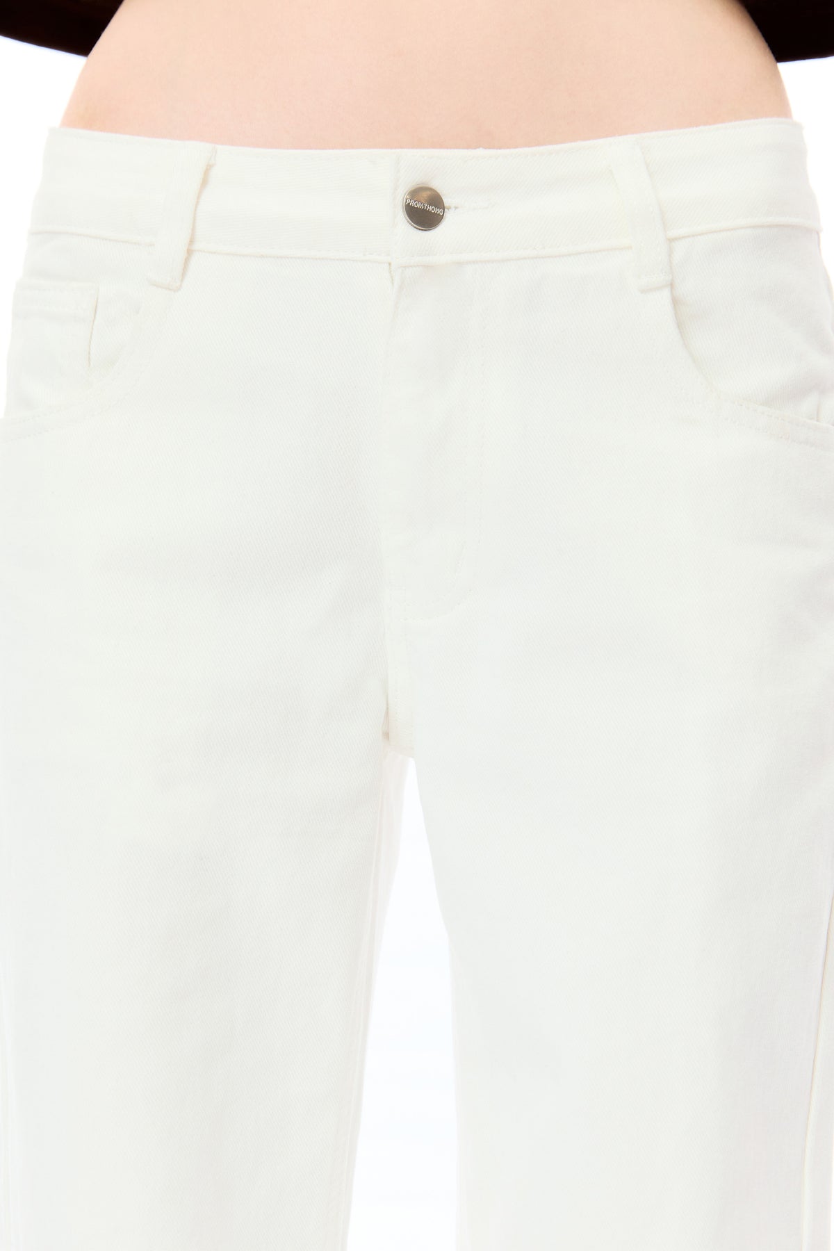 Olivia low waist - white