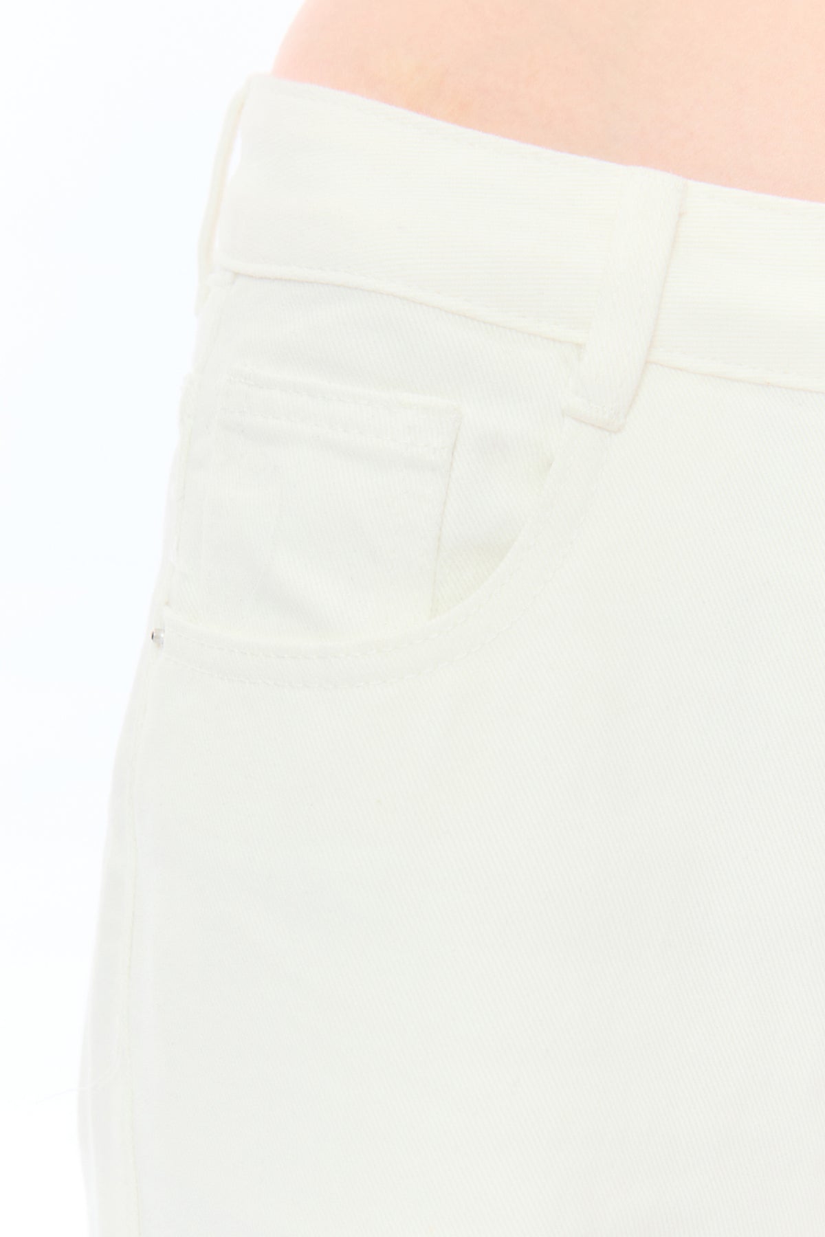 Olivia low waist - white