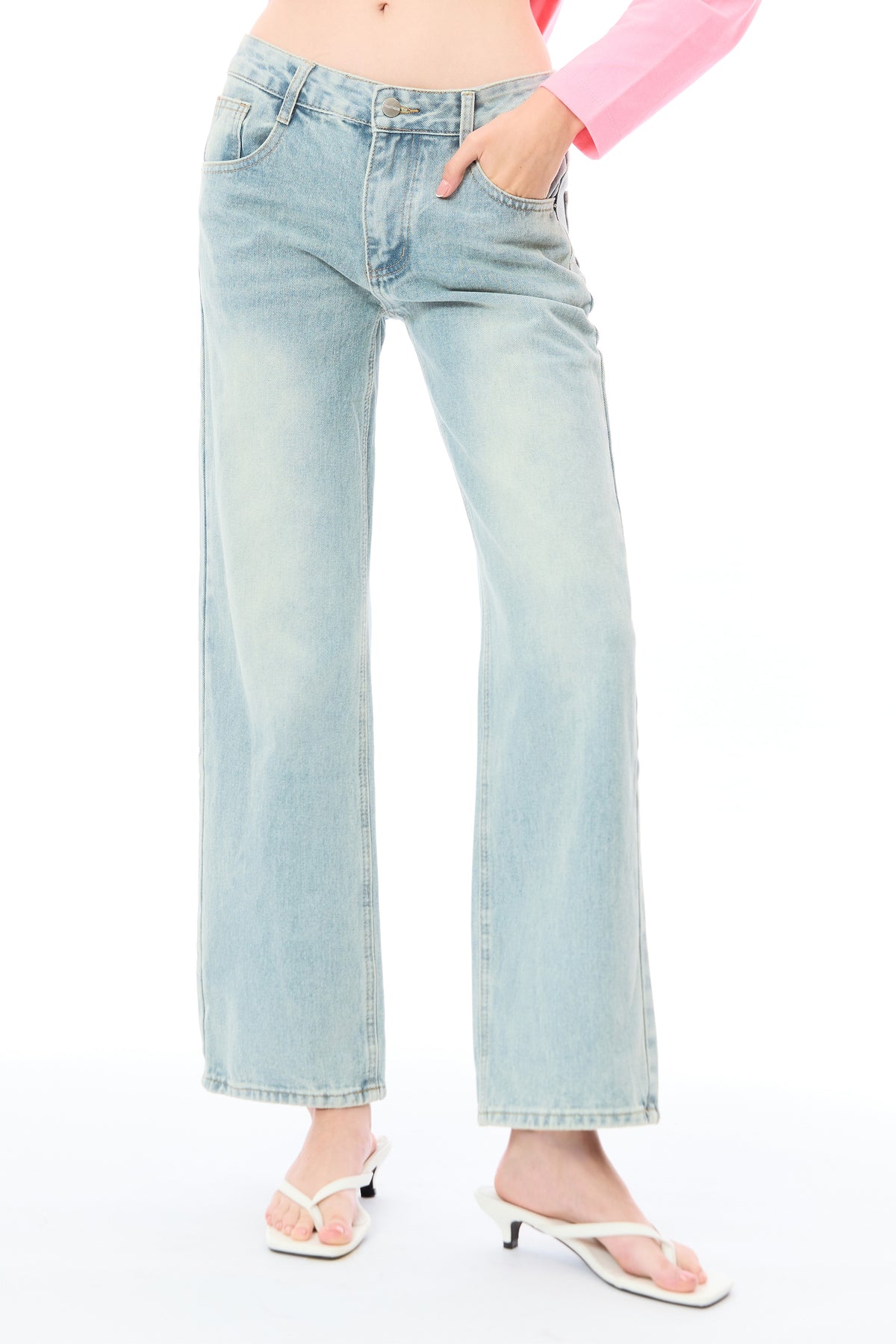 Olivia low waist - blue light