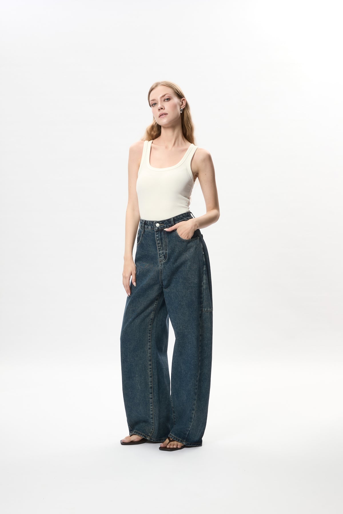 Luna Barrel High-rise - navy