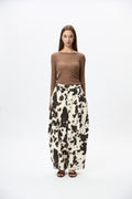 Bonnie Cowhide Barrel Jeans