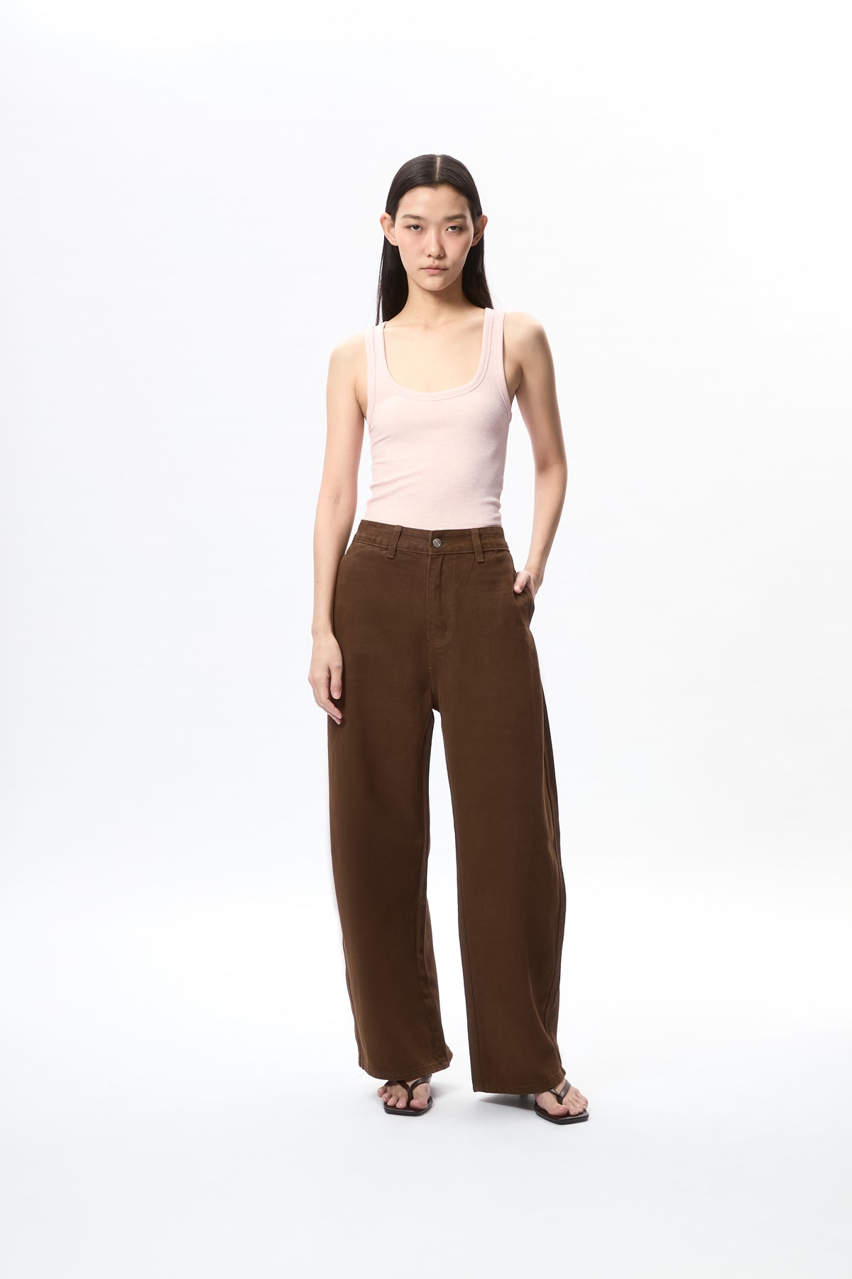 Demna Barrel Slim - brown