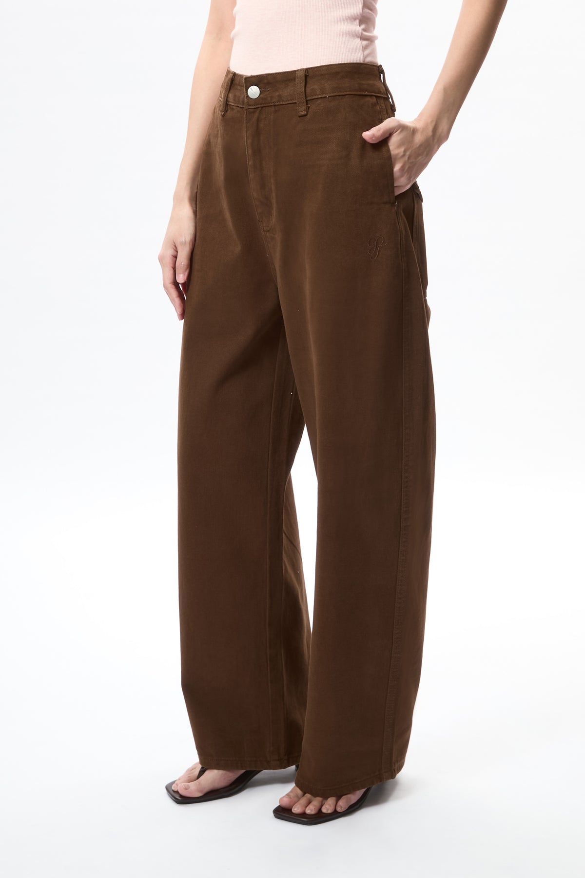 Demna Barrel Slim - brown