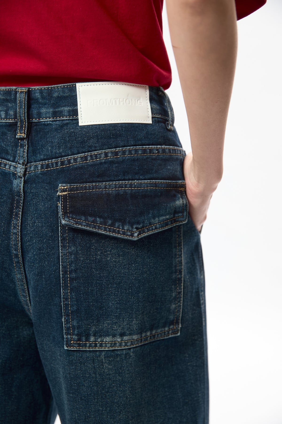Demna Barrel Slim - navy