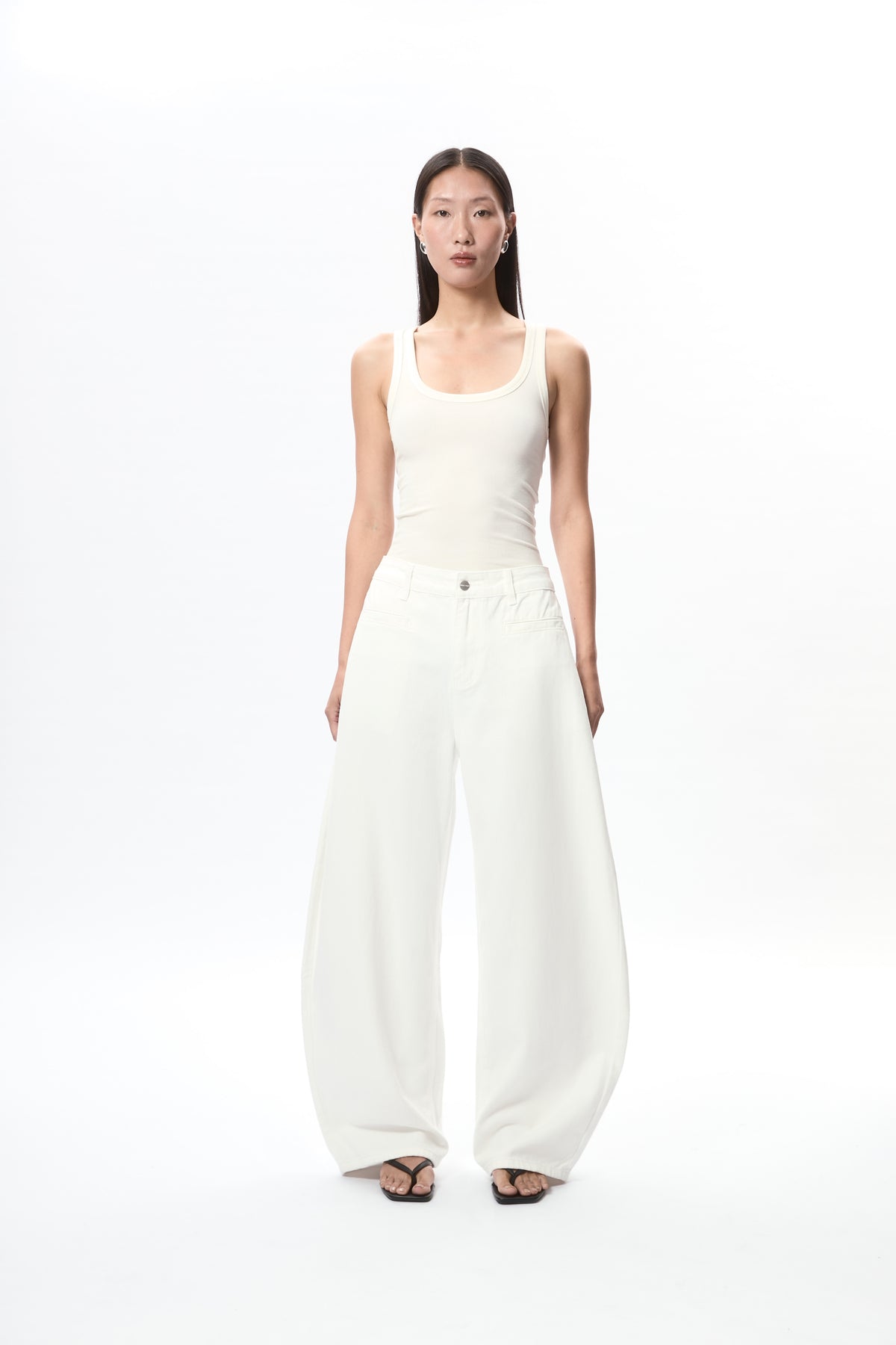 Blair Barrel Jeans - white