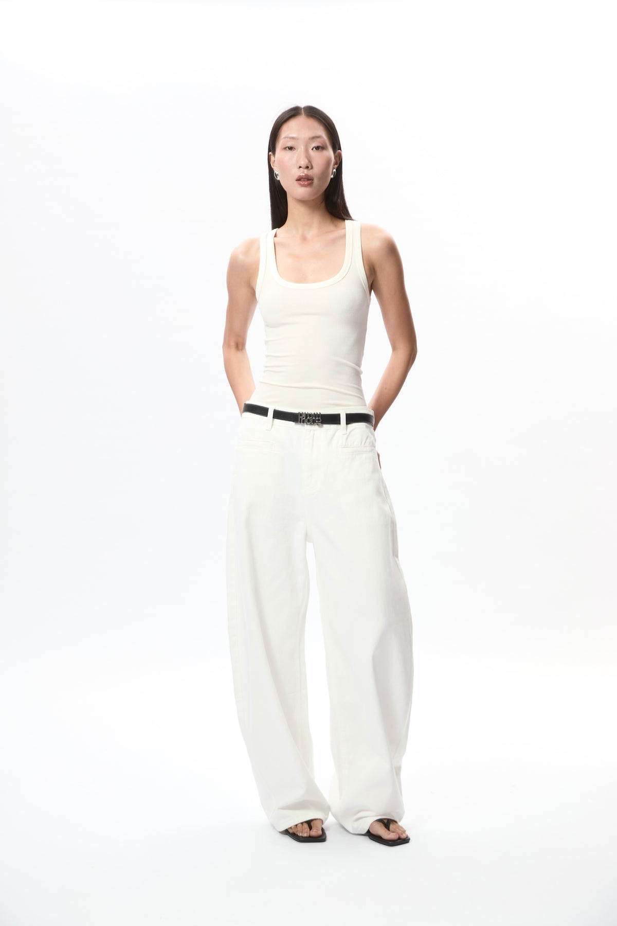 Blair Barrel Jeans - white