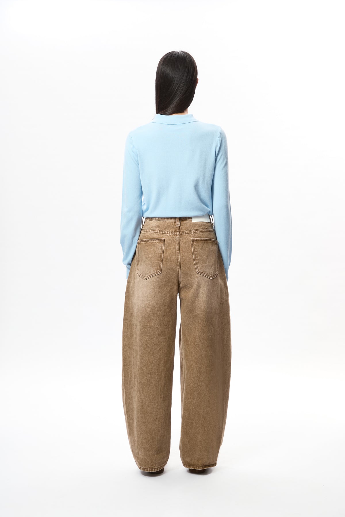 Blair Barrel Jeans - Toffee Brown